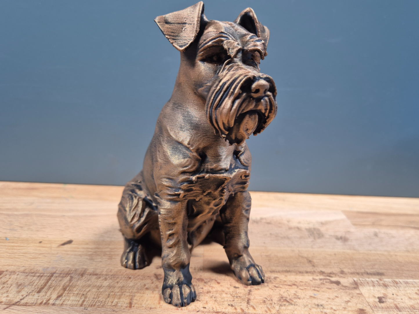 Dværgschnauzer - Hundefigur