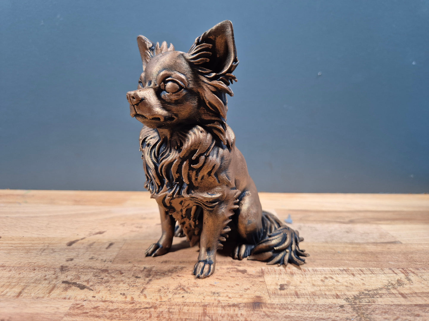 Langhåret Chihuahua - Hundefigur