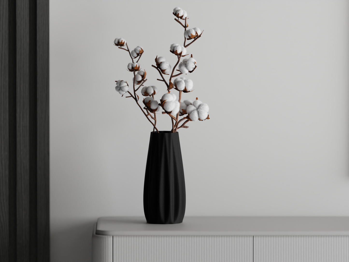 Ribs Straight Vase