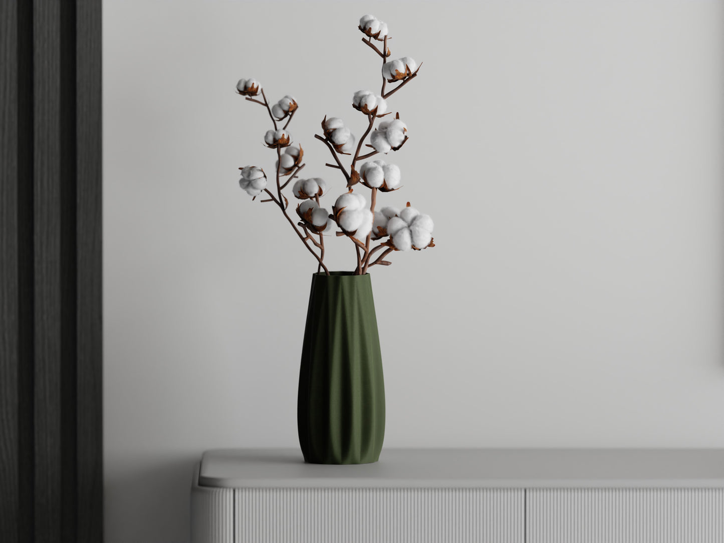 Ribs Straight Vase