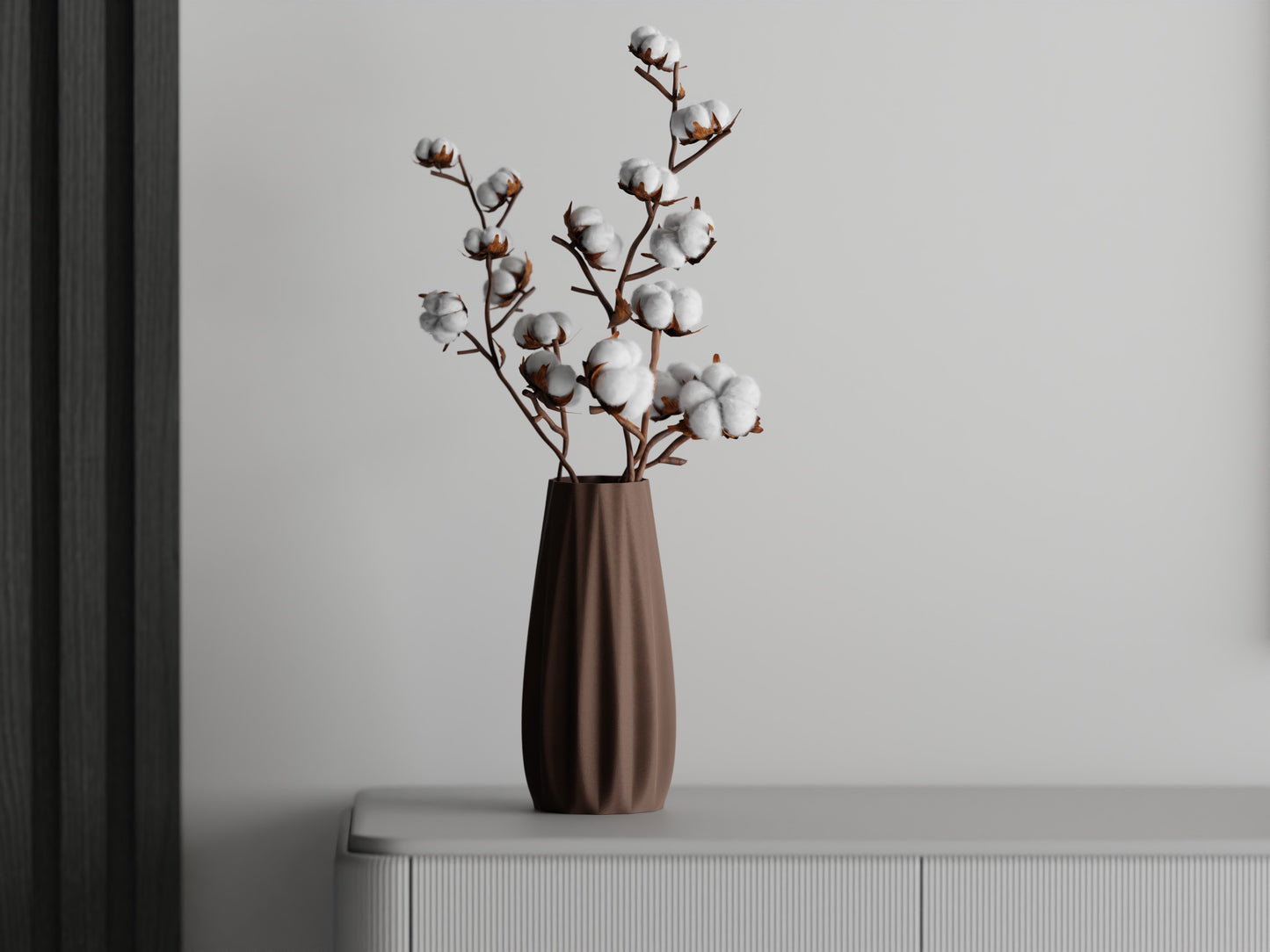 Ribs Straight Vase