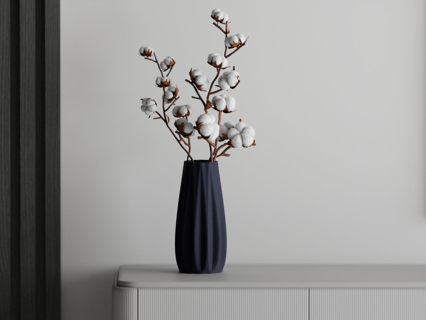 Ribs Straight Vase