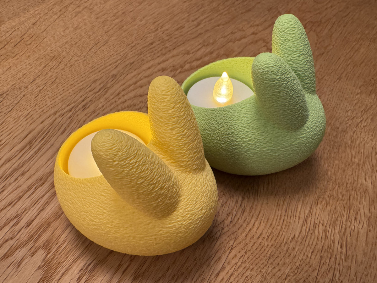 Påskehare Fyrfadsstage