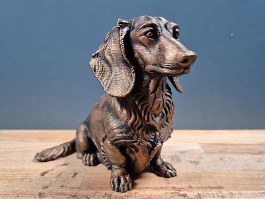 Langhåret Gravhund - Hundefigur