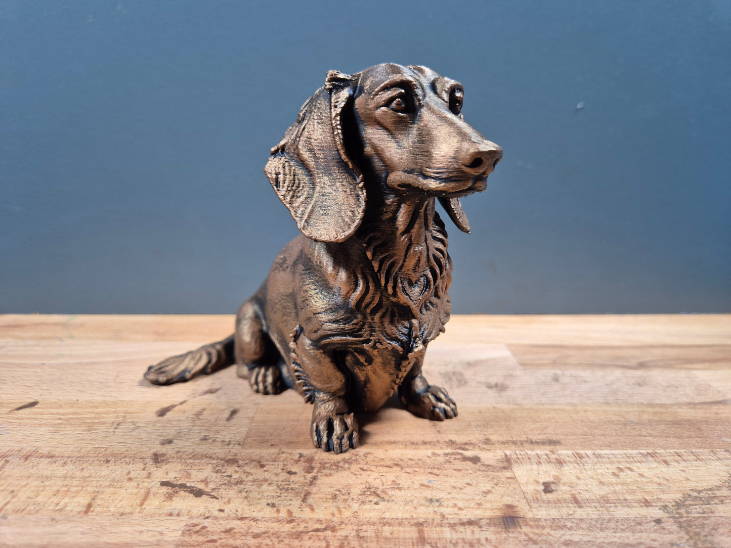 Langhåret Gravhund - Hundefigur