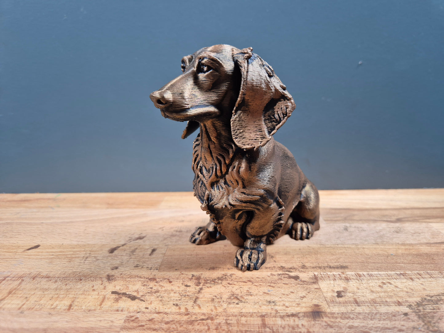 Langhåret Gravhund - Hundefigur