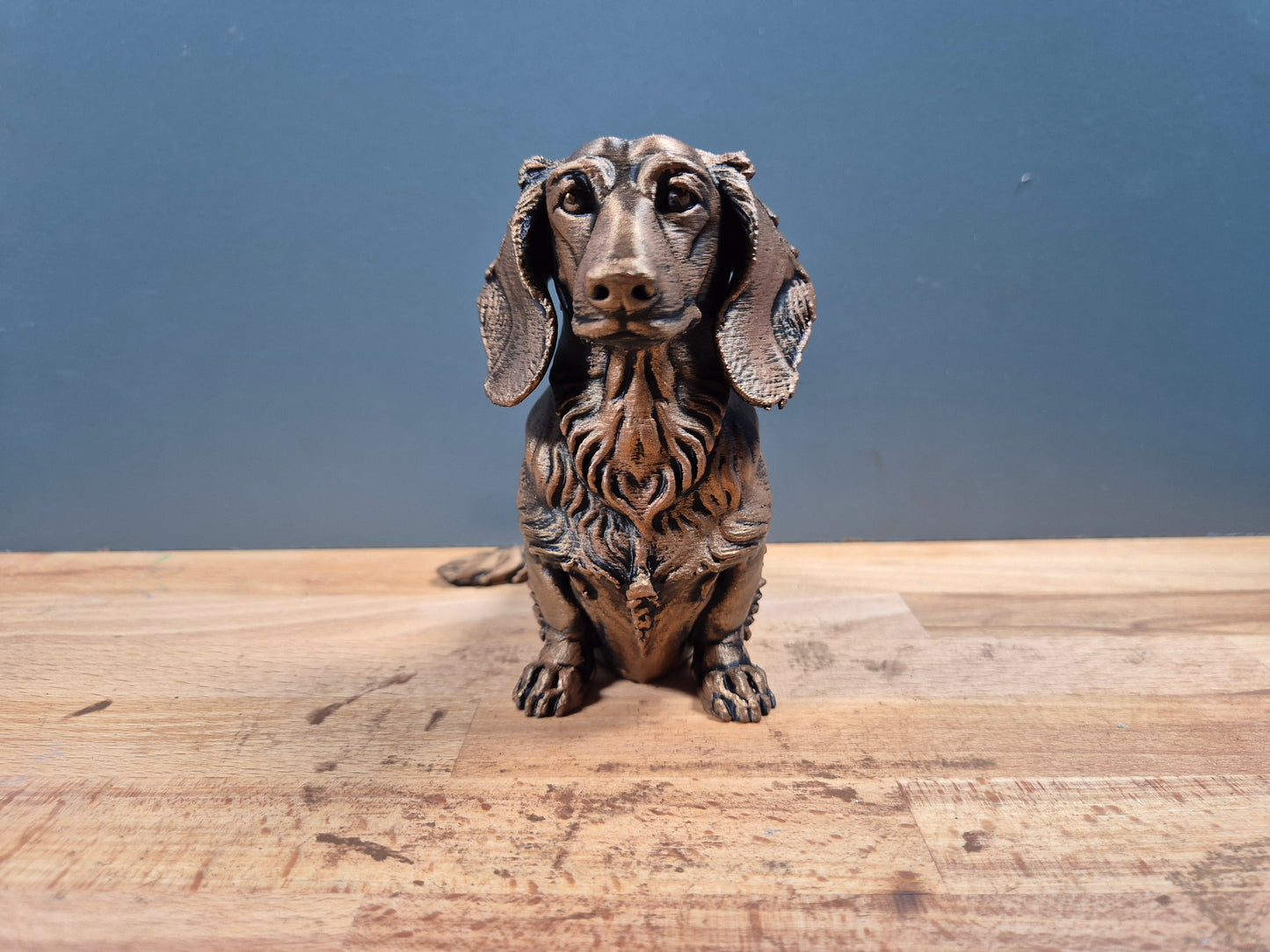 Langhåret Gravhund - Hundefigur