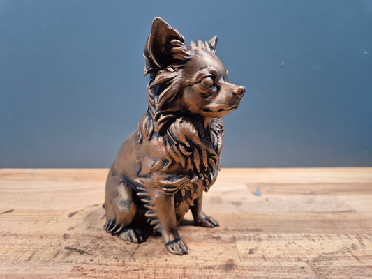 Langhåret Chihuahua - Hundefigur