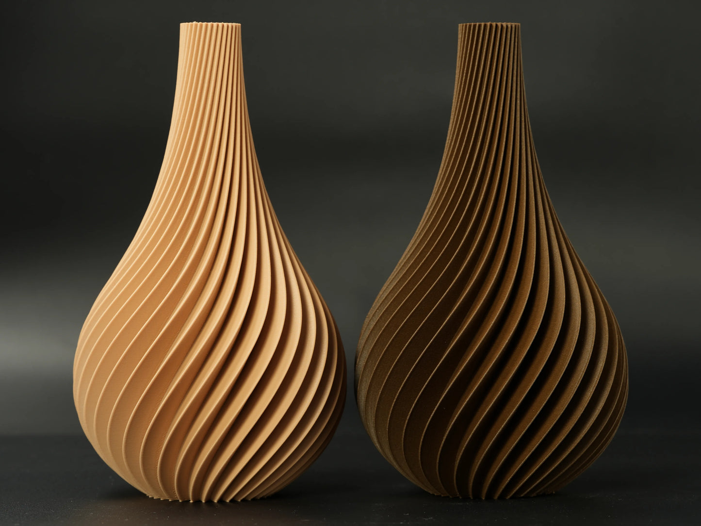 Minimalistisk Japandi Spiral Vase