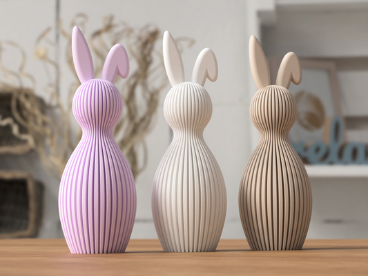 Påskehare Med Foldet Øre - 21,5 cm