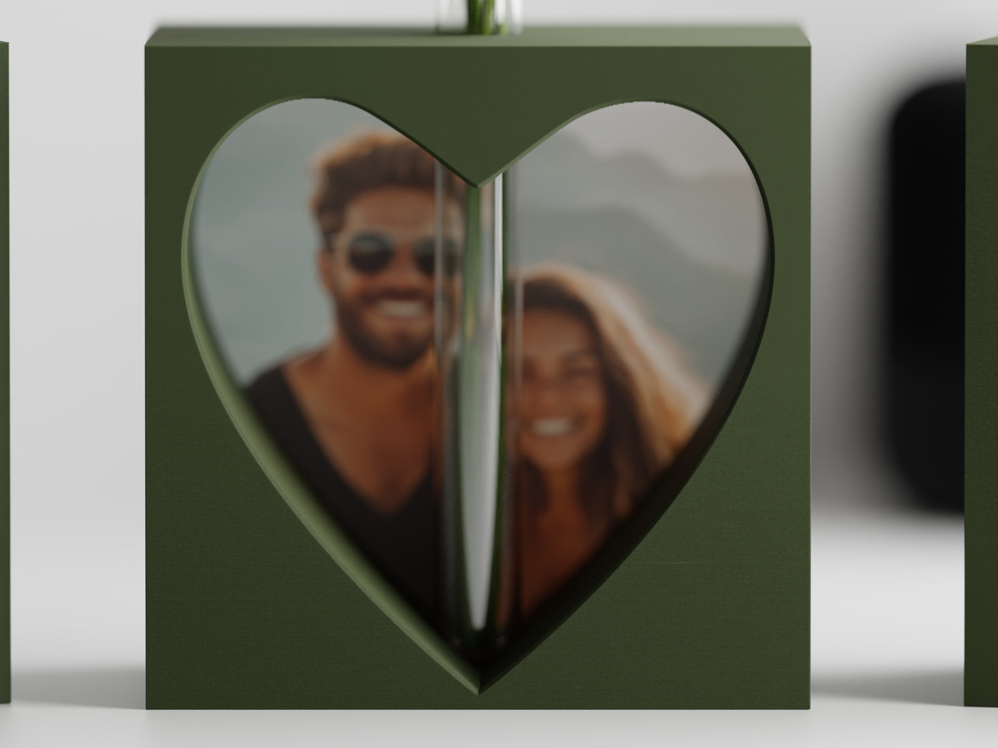 Valentine Hjerte Vase Med Billede