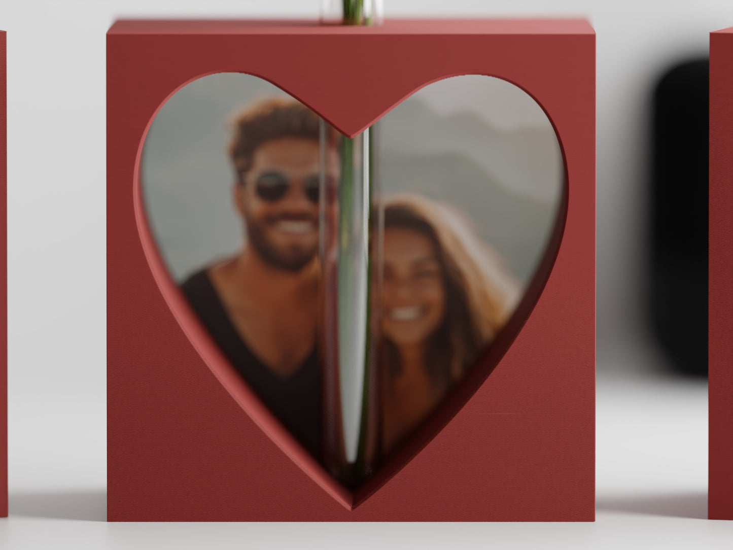 Valentine Hjerte Vase Med Billede