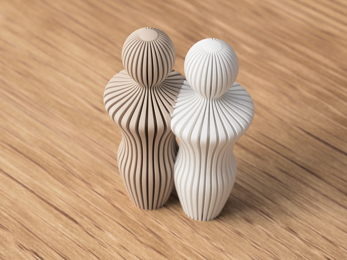 Par Skulptur Med 2 Mænd