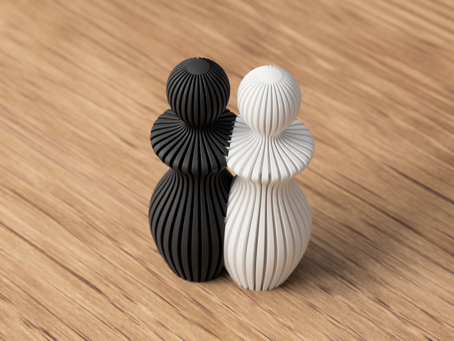 Par Skulptur Med 2 Kvinder