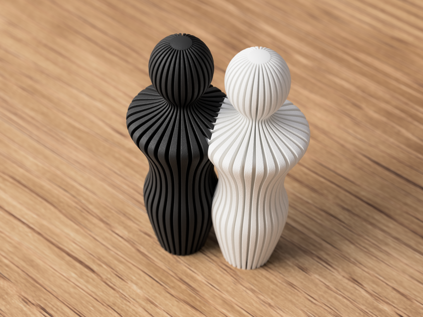 Par Skulptur Med 2 Mænd