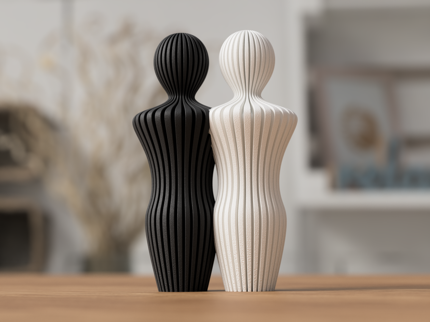 Par Skulptur Med 2 Mænd