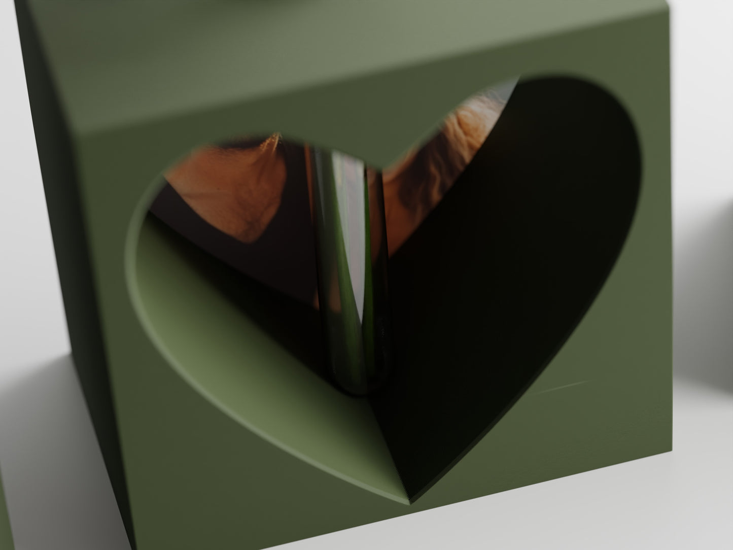 Valentine Hjerte Vase Med Billede