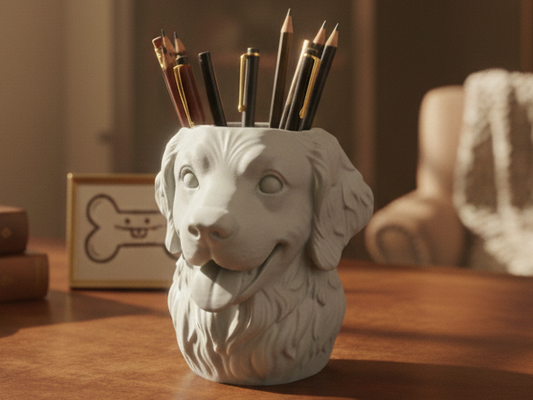 Golden Retriever Kuglepenneholder