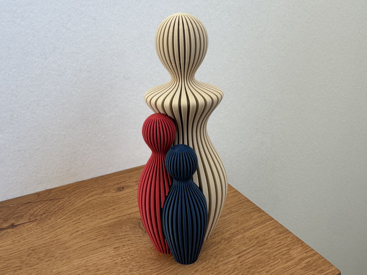 Mors Dag Skulptur med 2 børn