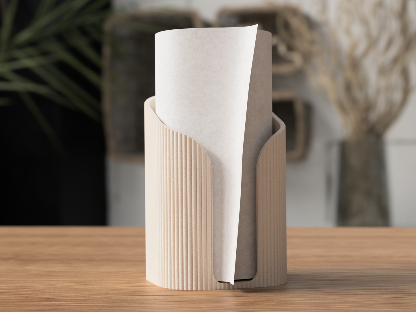 Minimalistisk Køkkenrulleholder