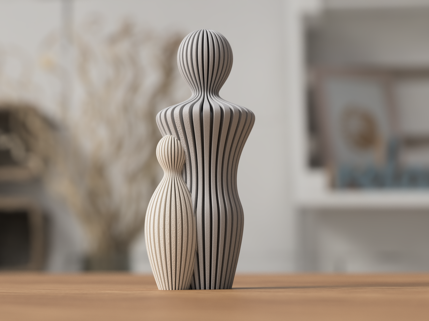 Fars Dag Skulptur med 1 barn