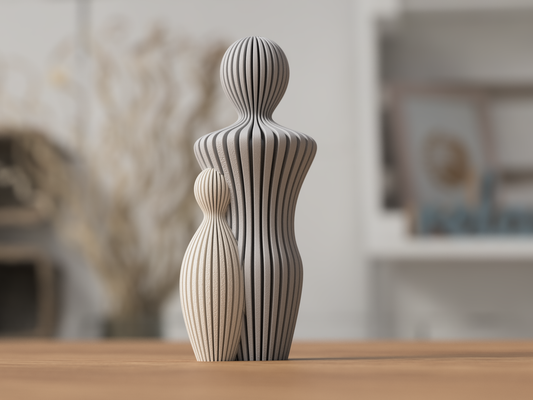 Fars Dag Skulptur med 1 barn